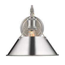  3306-1W PW-CH - Orwell 1-Light Wall Sconce in Pewter with Chrome